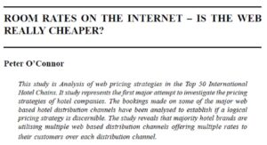 Room Rates On The Internet - Is The Web Really Cheaper? | Peter O'Connor