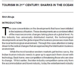 Tourism In 21st Century: Sharks In The Ocean | Shiri Ahuja