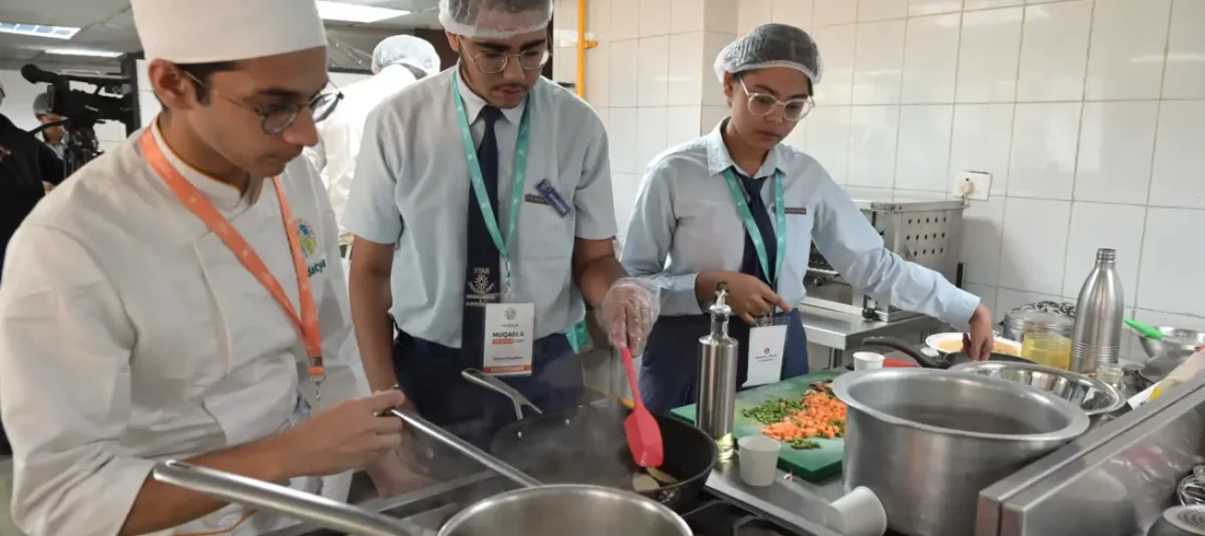 School Students Cooking at Budding Chef