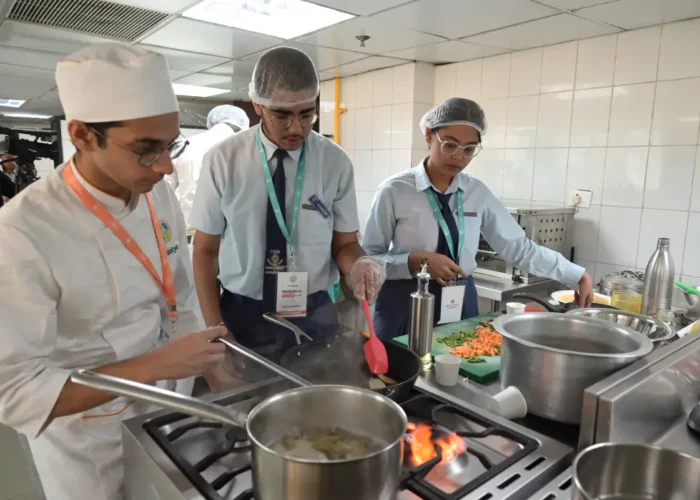School Students Cooking at Budding Chef