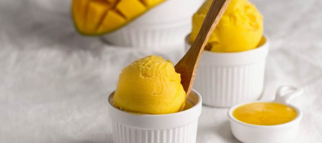 Beat the Heat with This Healthy Vegan Mango Ice Cream