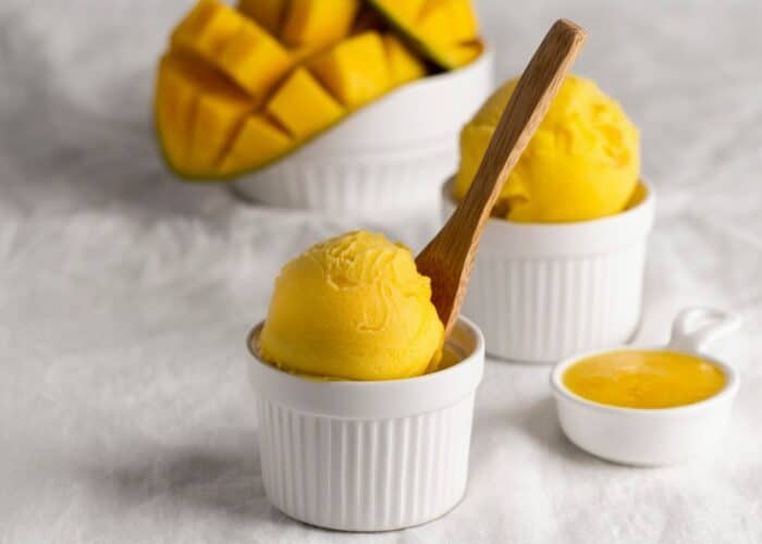 Beat the Heat with This Healthy Vegan Mango Ice Cream