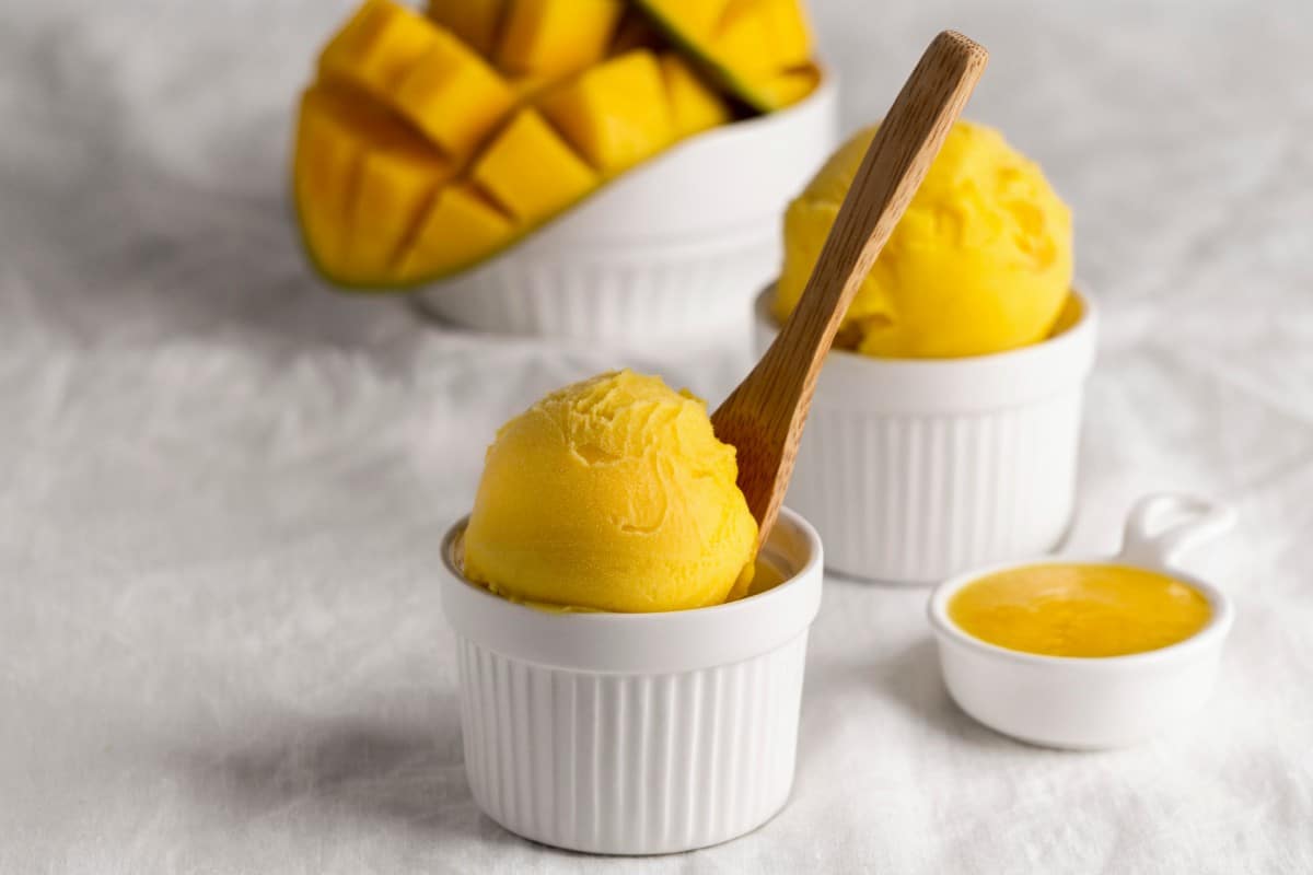 Beat the Heat with This Healthy Vegan Mango Ice Cream