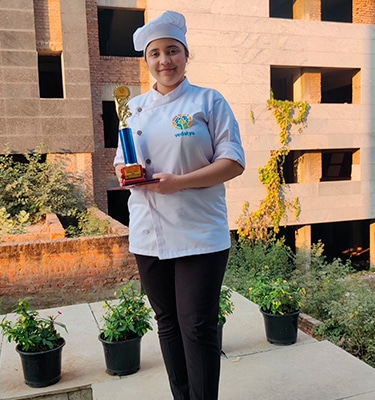 Jinaisha Rana - First Runner up Vedatya Budding Chef Competition