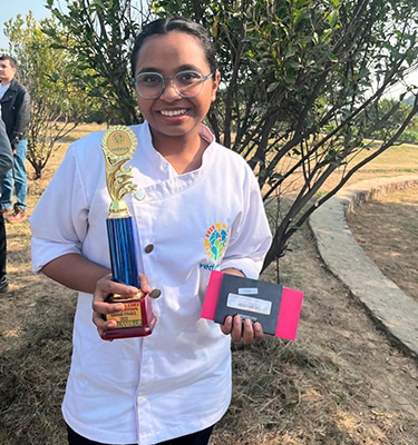 Tisha - First Runner up Vedatya Budding Chef Competition