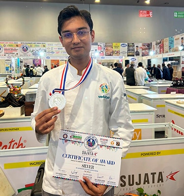 Vansh Verma - ICF Silver (Plated appetizer)